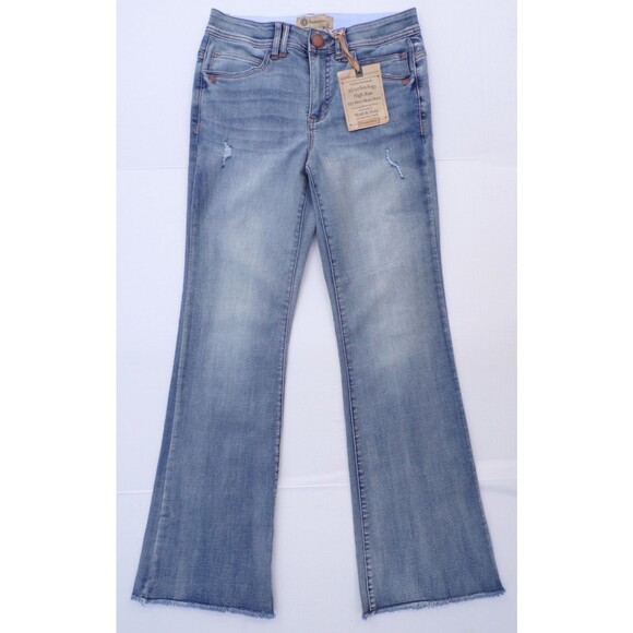 Democracy Denim - DEMOCRACY AB TECHNOLOGY ITTY BITTY MORE BOOT HIGH RISE RAW HEM JEANS 4